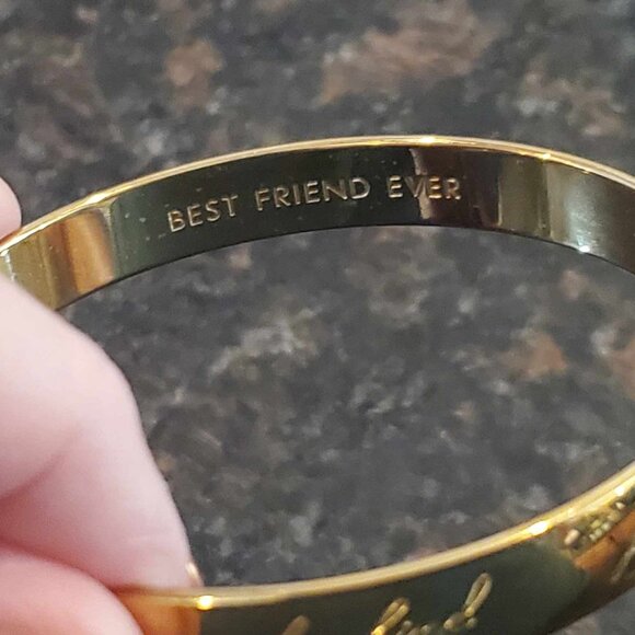 Kate Spade Birds of a Feather Gold Bangle Bracelet - Picture 9 of 9